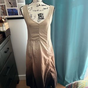 XCVI summer dress ombre brown m EUC